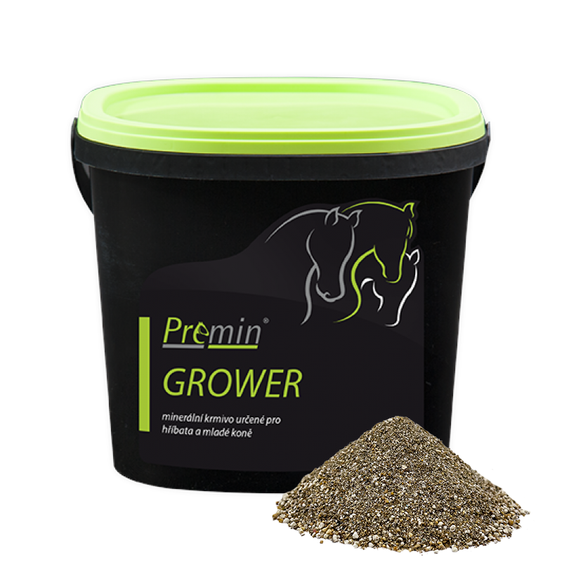 Premin® GROWER Určené pro hříbata a mladé koně
