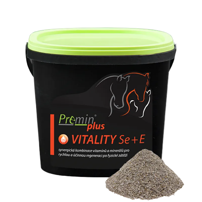 Premin® plus VITALITY Se + E Synergická kombinace vitamínů a minerálů pro rychlou a účinnou regeneraci po fyzické zátěži
