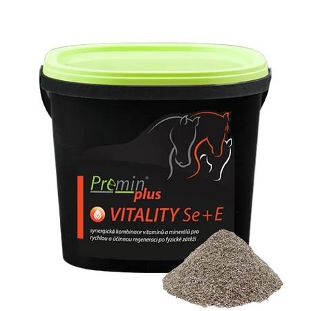 Premin® plus VITALITY Se + E Synergická kombinace vitamínů a minerálů pro rychlou a účinnou regeneraci po fyzické zátěži
