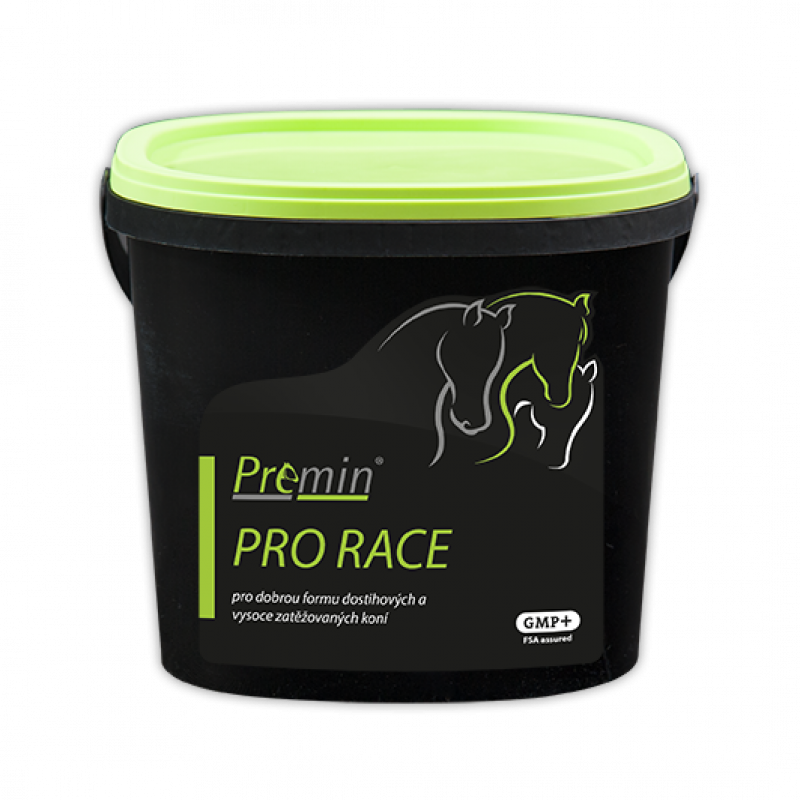 Premin® PRO RACE – minerální krmivo s kolagenem pro dostihové a sportovní koně