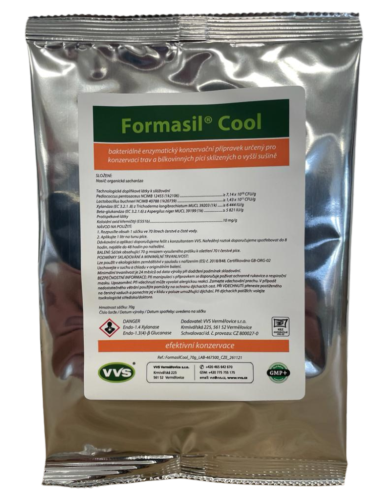 Formasil® Cool – biologický konzervant pro objemná krmiva o vysoké sušině
